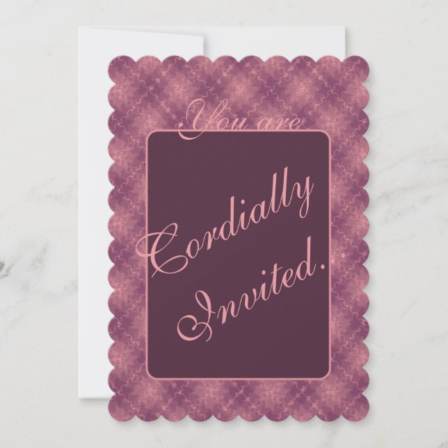 Lover's Sunrise Invitation (Front)