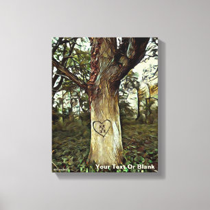 Lovers' Tree Canvas Print