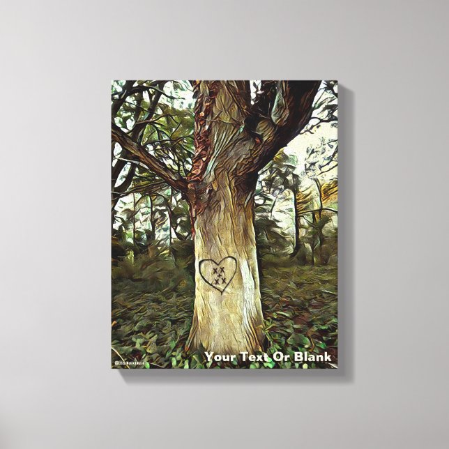Lovers' Tree Canvas Print (Front)