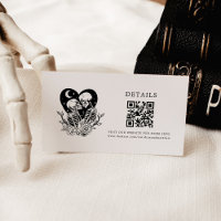 Lovers Until Death Skeletons & Roses Details