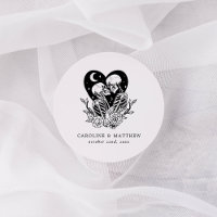 Lovers Until Death Skeletons & Roses Wedding
