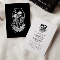 Lovers Until Death Skeletons & Roses Wedding