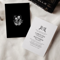 Lovers Until Death Skeletons & Roses Wedding