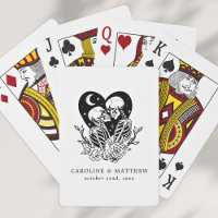 Lovers Until Death Skeletons & Roses Wedding
