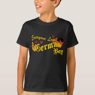 Loves an German Boy Kids T-Shirt