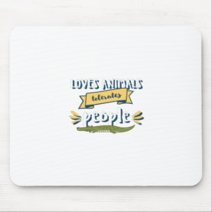 Loves Animals Tolerates Mouse Mat