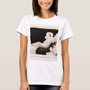 Love's Blossom by Louis Icart T-Shirt