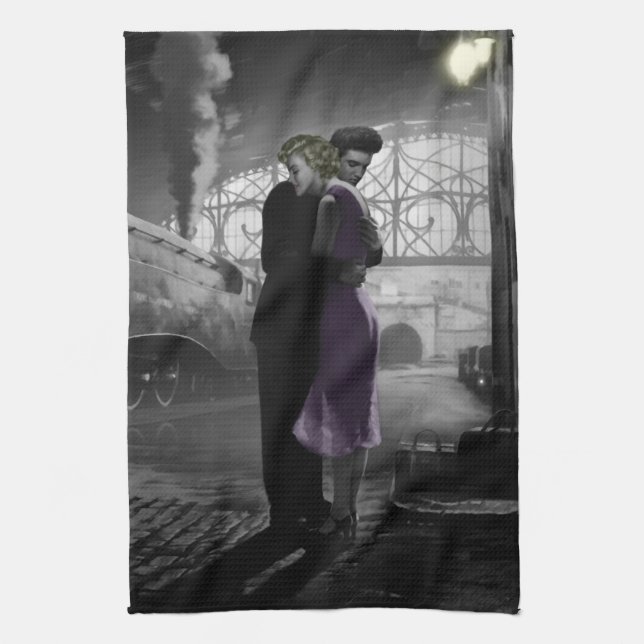 Love's Departure 2 Tea Towel (Vertical)