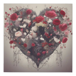 Love's Embrace Faux Canvas Print