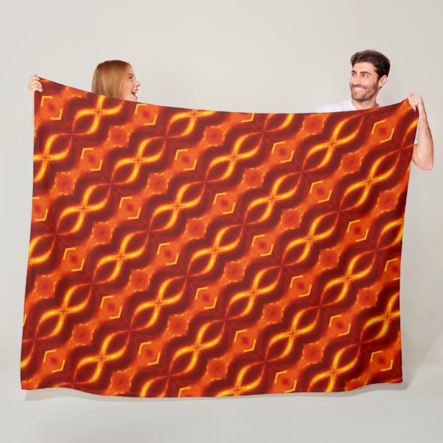 Love's Firelight 3 Fleece Blanket (In Situ)