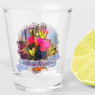 Love's Flowers PM0001 Shot Glass