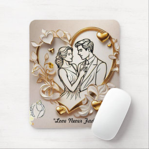 "Love's Gentle Whisper" Mouse Mat