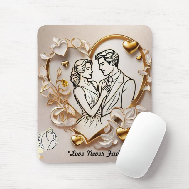 "Love's Gentle Whisper" Mouse Mat (With Mouse)