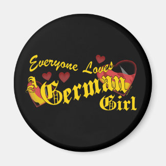 Loves German Girl Magnet