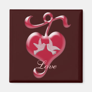 Love's Heart Magnet