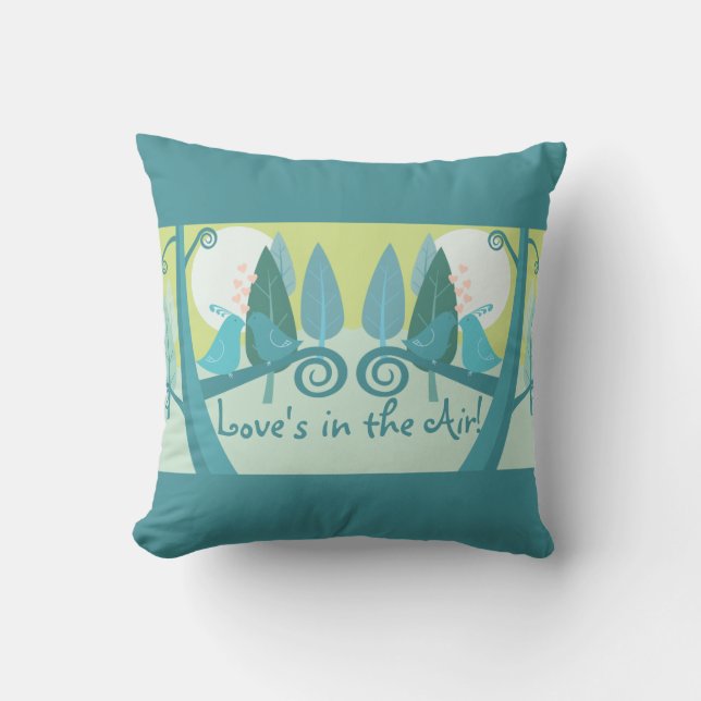Love's in the Air Pillow (Front)