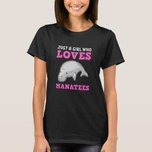Loves Manatees Animal T-Shirt