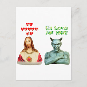 Loves Me -- Loves Me Not (Original Design) Postcard