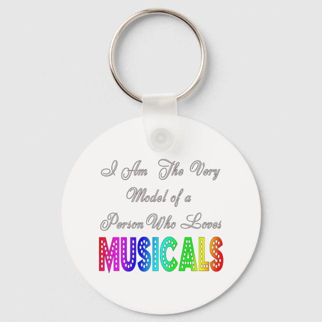 Loves Musicals Keychain (Front)