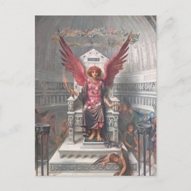 Love's Palace Postcard by John Melhuish Strudwick (Front)