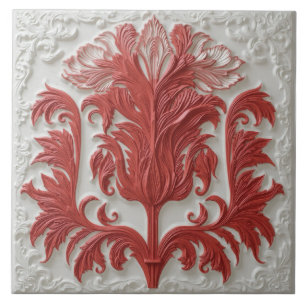 Love's Reflection in Feathers Tile