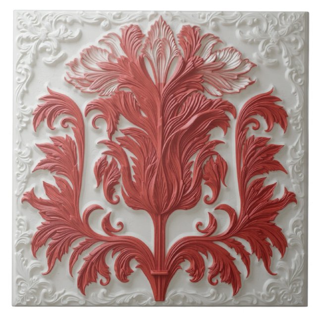 Love's Reflection in Feathers Tile (Front)