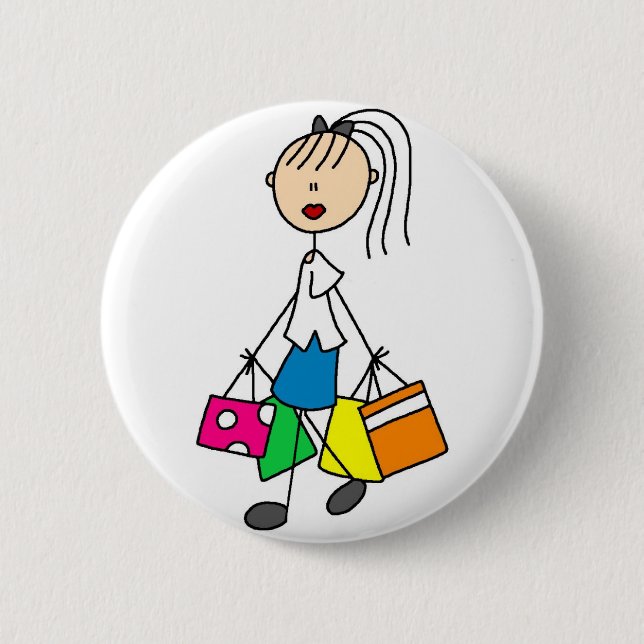 Loves Shopping Button (Front)