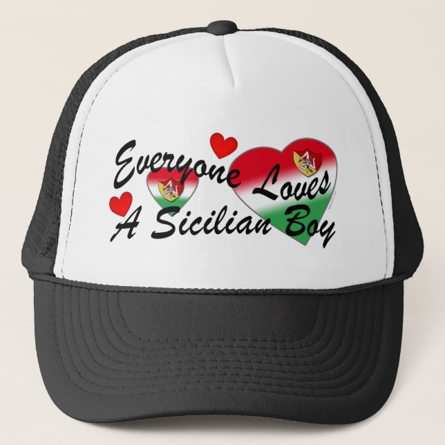 Loves Sicilian Boy Hat (Front)
