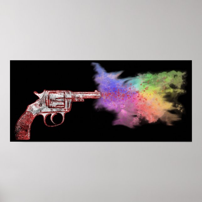 love's smokin' gun : rainbow : poster (Front)