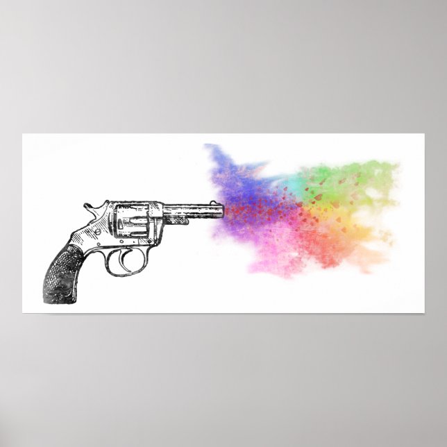 love's smokin' gun : rainbow : poster (Front)