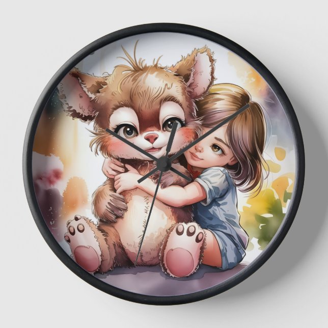 Love's Soft Embrace Clock (Front)