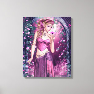 Love's Sweet Musings Wrapped Canvas Print