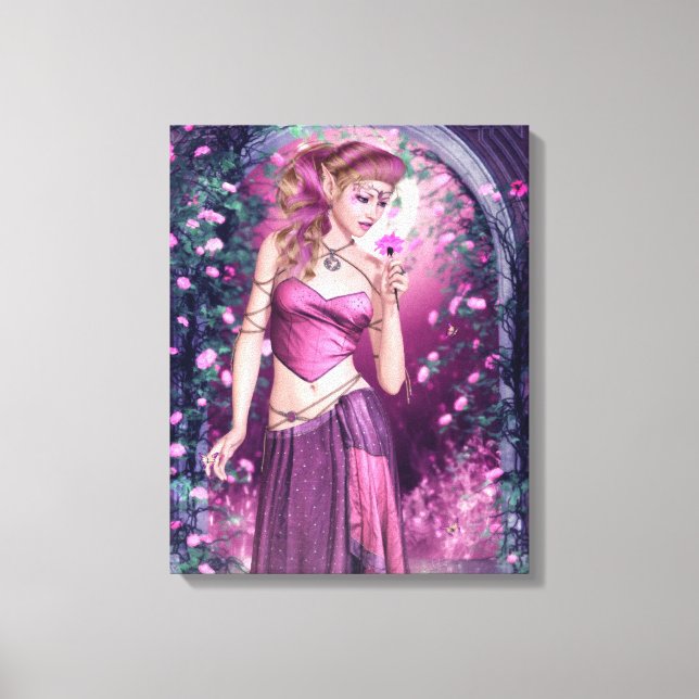 Love's Sweet Musings Wrapped Canvas Print (Front)