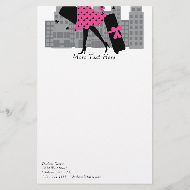 Loves the City Stationery (Front)