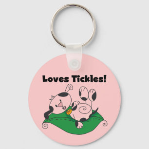 Loves Tickles T-shirts and Gifts Key Ring