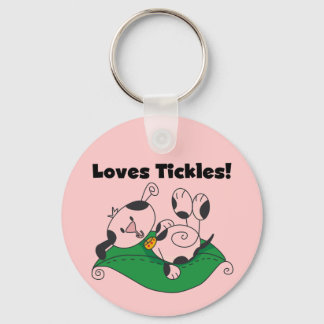 Loves Tickles T-shirts and Gifts Key Ring