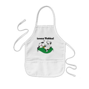 Loves Tickles T-shirts and Gifts Kids Apron