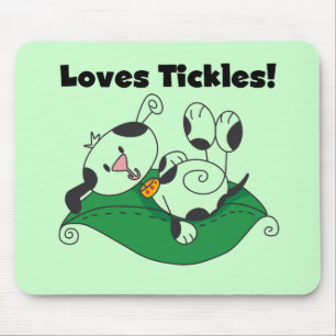 Loves Tickles T-shirts and Gifts Mouse Mat