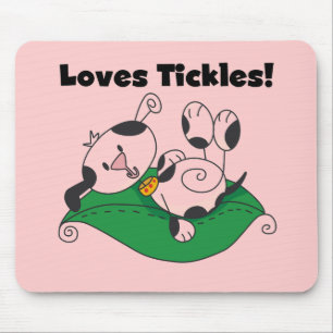 Loves Tickles T-shirts and Gifts Mouse Mat