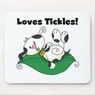 Loves Tickles T-shirts and Gifts Mouse Mat