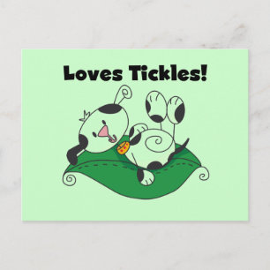 Loves Tickles T-shirts and Gifts Postcard