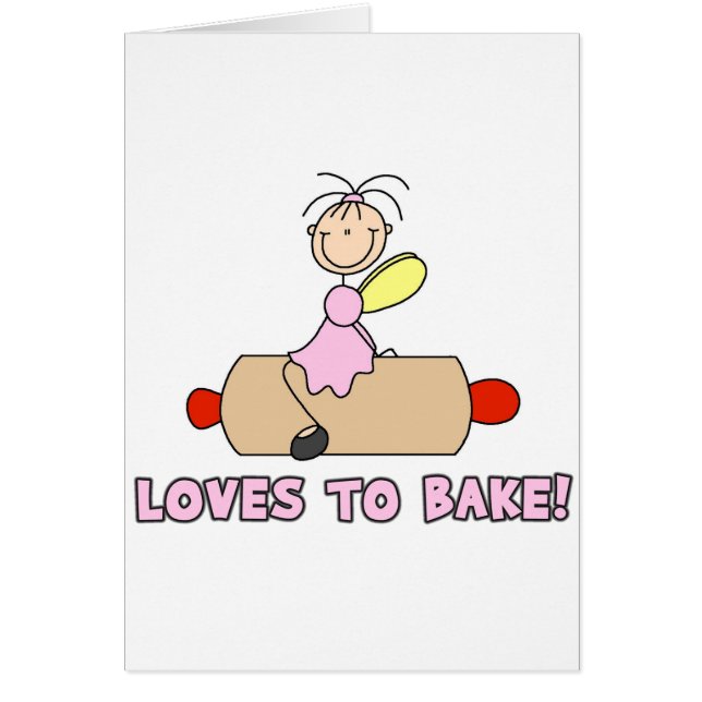 Loves To Bake Card (Front)