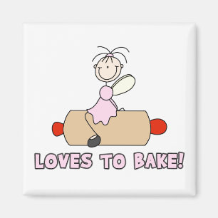 Loves To Bake Magnet
