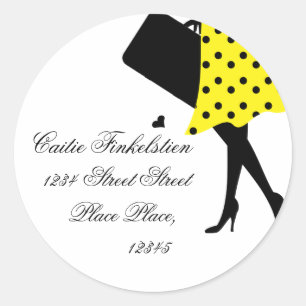 Loves to Travel Classic Round Sticker