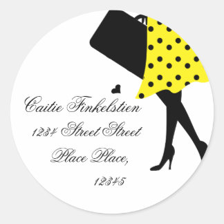 Loves to Travel Classic Round Sticker