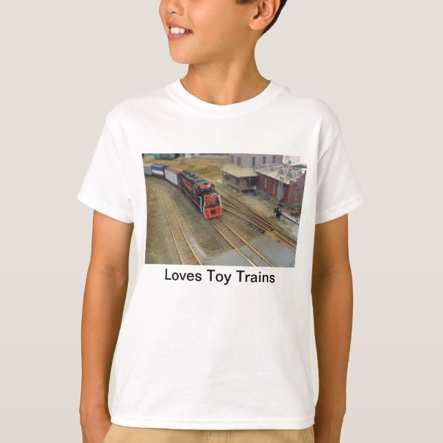 Loves Toy Trains Shirt (Front)