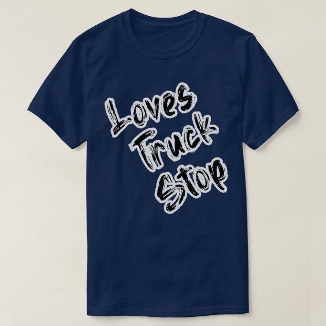 Loves truck stop Classic T-Shirt (Design Front)