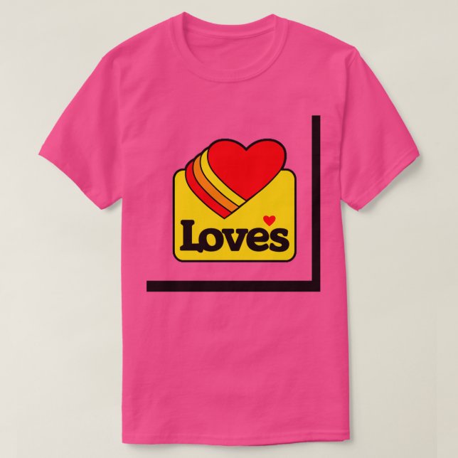 Loves truck stop women 1 T-Shirt (Design Front)