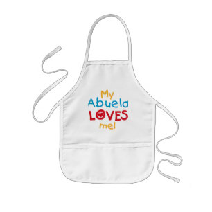 LOVESMEabuela Kids Apron