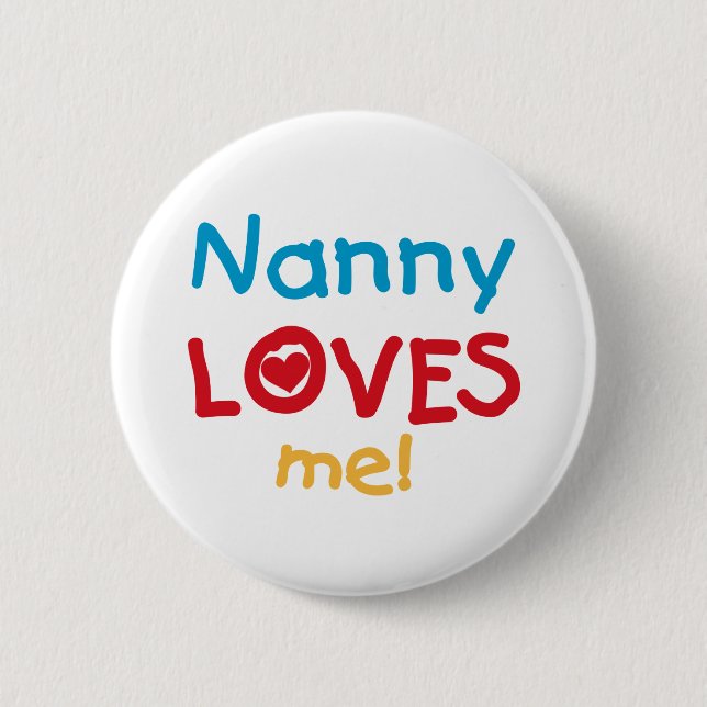 LOVESMEnanny 6 Cm Round Badge (Front)